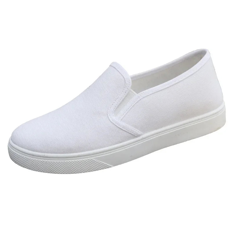 Women's Shoes Summer Breathable Traditional Cloth Shoes Non Slip White Free Shipping