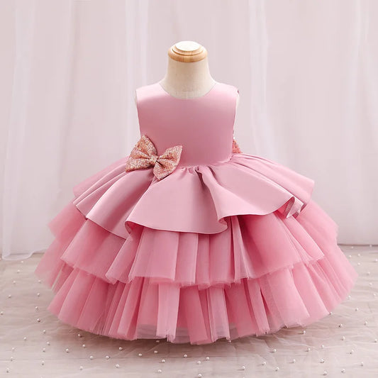 Girls Elegant Dresses Summer Kids Dress For Girls Wedding Bridesmaid Dress Toddler Girls Princess Dress Children Evening Party