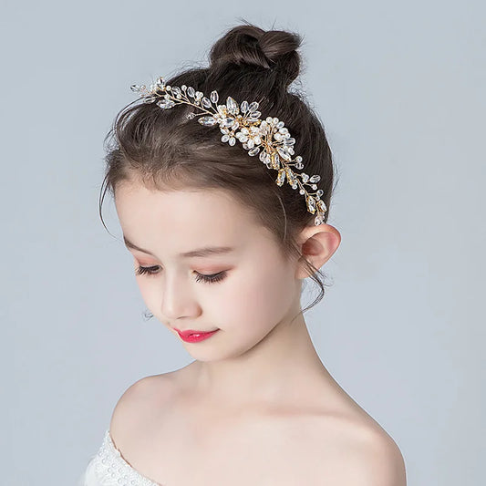 Wedding Hair Accessories Flower Hair Clips Hairpin Crystal Bride Headdress for Women Faux Pearl Barrettes Hair Combs Hair Decor