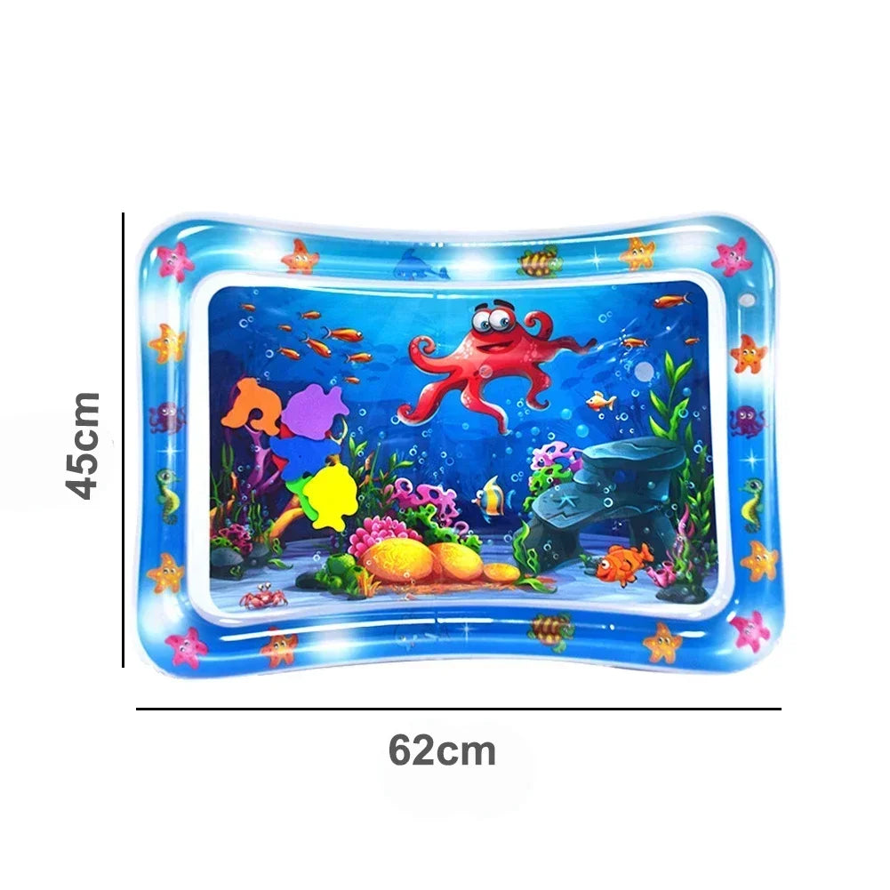 Baby Water Play Mat PVC Inflatable Cushion Infant Tummy Time Summer Toddler Water Pad Kids Early Education Developing Toys Gift