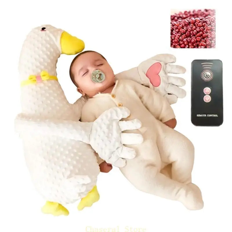 Baby Sleep Aid Mood Comforting Hand Toy for Infant and Toddler with 3-gear Adjustable Patting Speed and Cartoon Look