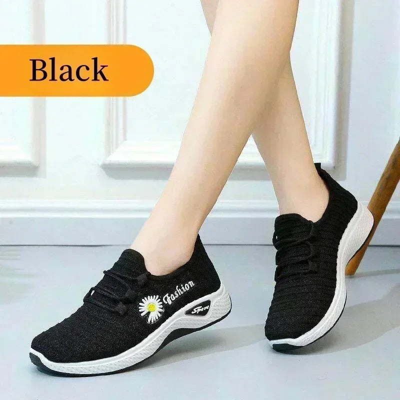 2025...Fashionable Women's Sports Shoes with Soft,/ Breathable Mesh Soles and Lightweight, Trendy Coconut Shoes