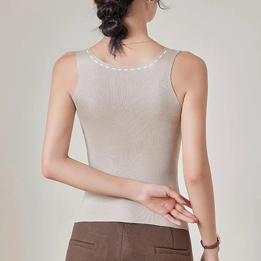 Women Thermal Underwear Vest Winter Clothing Warm Top Inner Wear Thermal Shirt No need to wear Undershirt Intimate