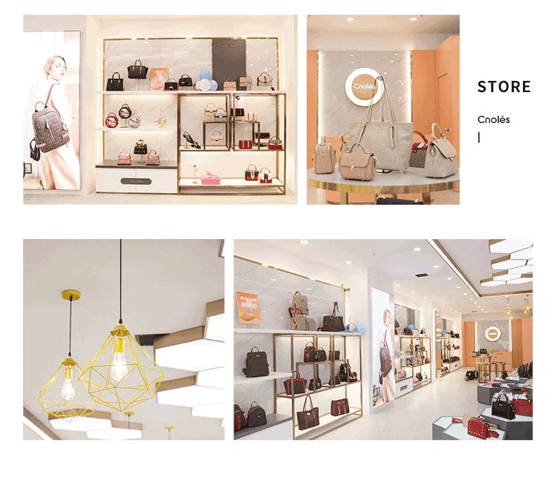 Women's Handbags Shoulder Bags For Female Luxury Designer Top-Handle Tote Bag Purse Wallet Quality Leather