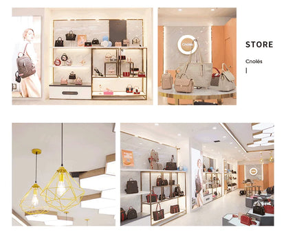 Women's Handbags Shoulder Bags For Female Luxury Designer Top-Handle Tote Bag Purse Wallet Quality Leather