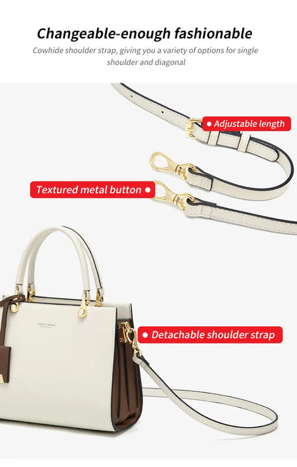 Women's Handbags Shoulder Bags For Female Luxury Designer Top-Handle Tote Bag Purse Wallet Quality Leather