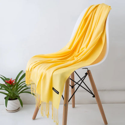 Women's Scarf Pashmina Shawls and Wraps for Evening Dresses Travel Office Winter Wedding Cashmere Feel Large Scarves