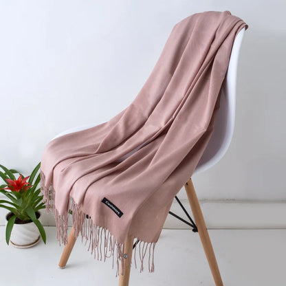 Women's Scarf Pashmina Shawls and Wraps for Evening Dresses Travel Office Winter Wedding Cashmere Feel Large Scarves