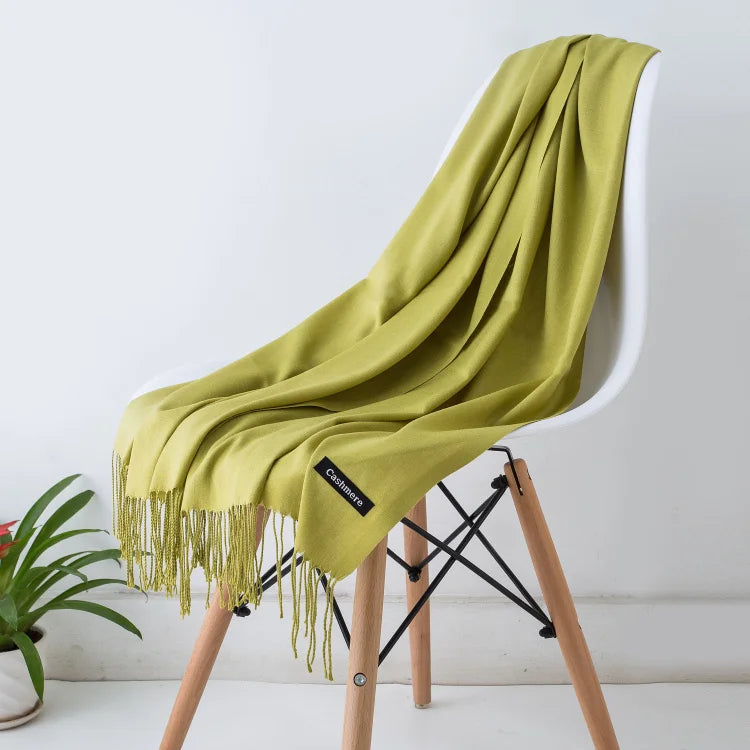 Women's Scarf Pashmina Shawls and Wraps for Evening Dresses Travel Office Winter Wedding Cashmere Feel Large Scarves