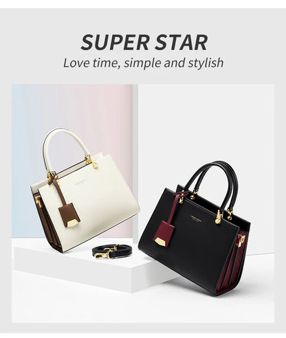 Women's Handbags Shoulder Bags For Female Luxury Designer Top-Handle Tote Bag Purse Wallet Quality Leather