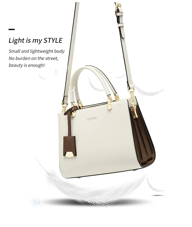 Women's Handbags Shoulder Bags For Female Luxury Designer Top-Handle Tote Bag Purse Wallet Quality Leather