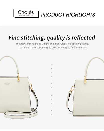 Women's Handbags Shoulder Bags For Female Luxury Designer Top-Handle Tote Bag Purse Wallet Quality Leather