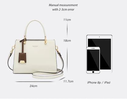 Women's Handbags Shoulder Bags For Female Luxury Designer Top-Handle Tote Bag Purse Wallet Quality Leather