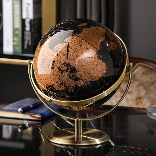 Modern Luxury High-End Globe Decoration, Wine Cabinet, Office, Study, Desktop, Foyer, Living Room, Home Decor, Soft Furnishings