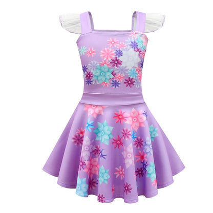 Summer Dress For Girls Mirabel Isabela Casual Dress Kids Clothes Princess Costume Vestidos