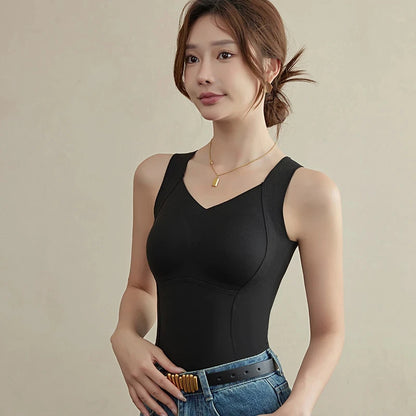 Women Thermal Underwear Vest Winter Clothing Warm Top Inner Wear Thermal Shirt No need to wear Undershirt Intimate