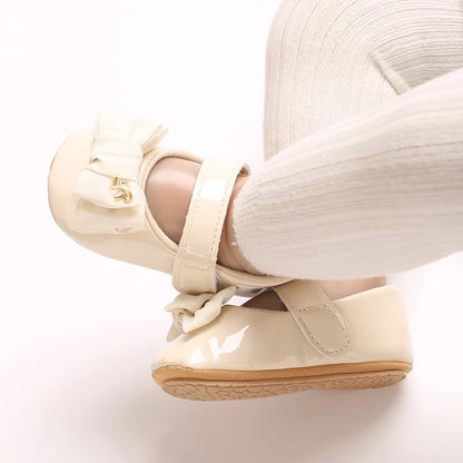 Baby girl princess shoes birthday shoes 0-18 months baby walking shoes bow fashion sweet