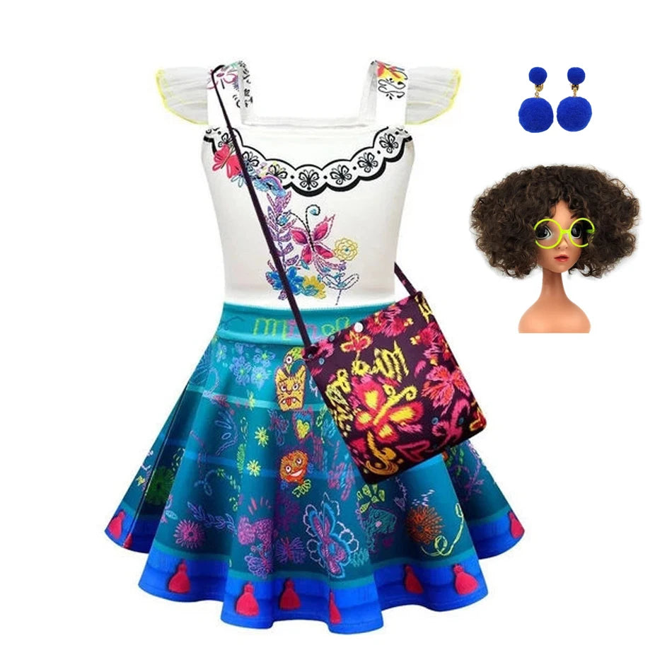 Summer Dress For Girls Mirabel Isabela Casual Dress Kids Clothes Princess Costume Vestidos