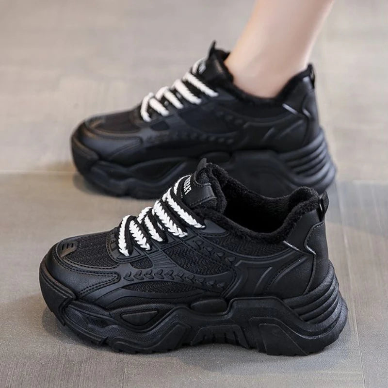 Sports Shoes for Women Athletic Round Toe High on Platform Woman Footwear Sneakers Sale Designer Luxury Offers Vulcanized Shoe H