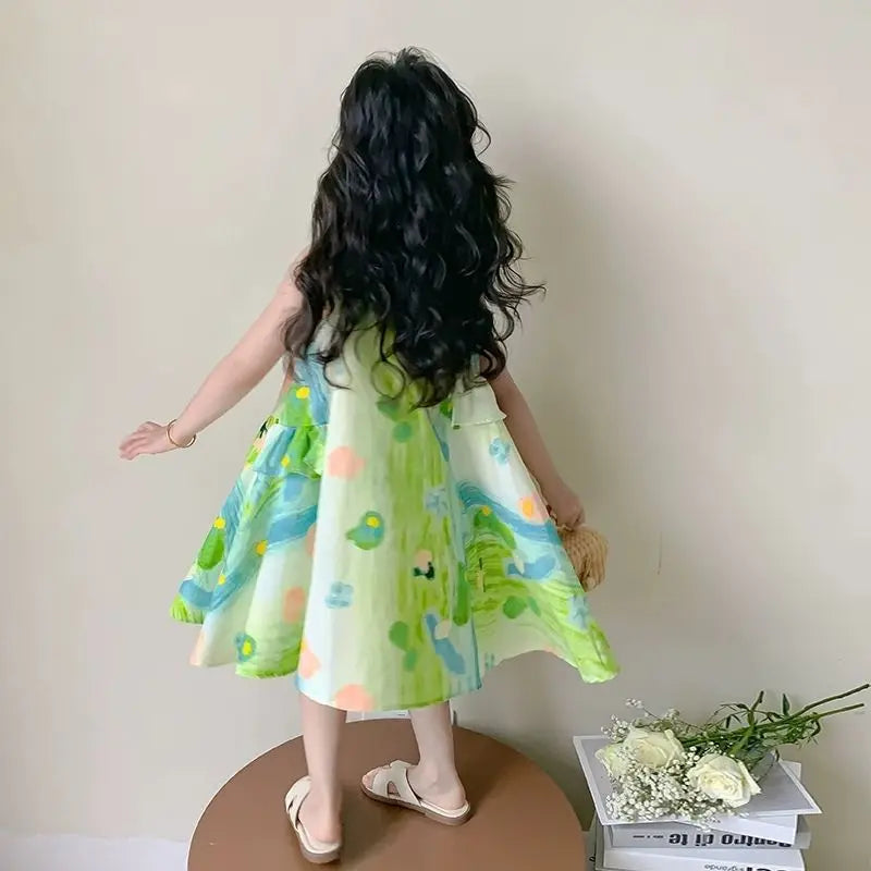 Girl's Summer Dress 2025 New Beach Dress for Summer