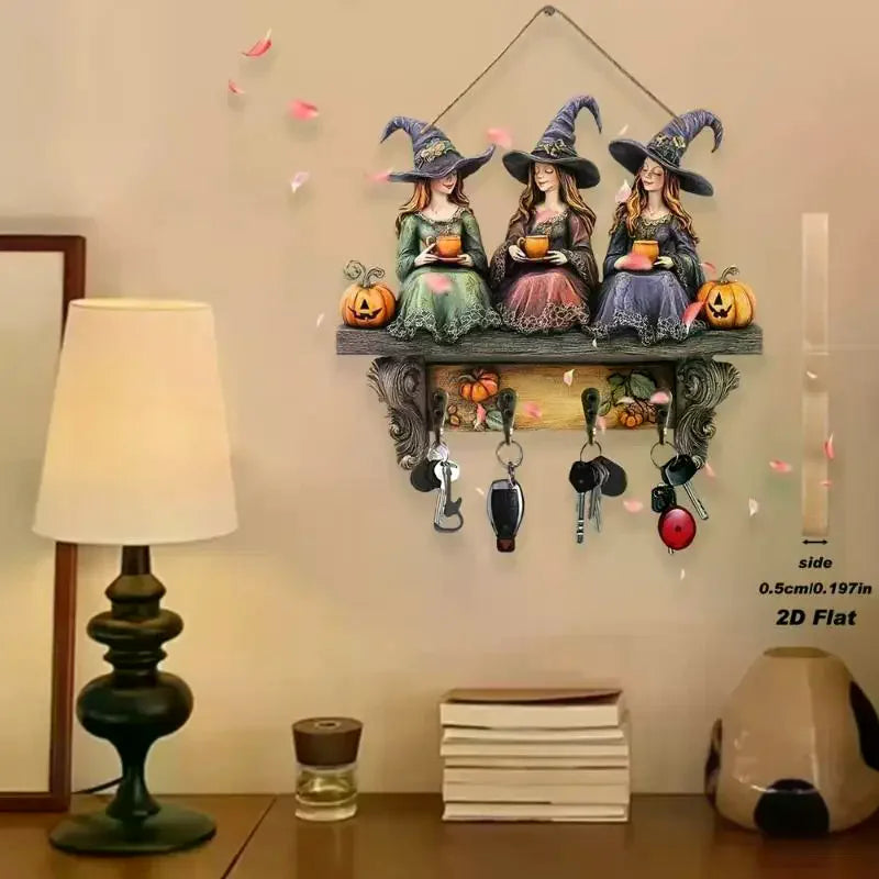 2025 New Exquisite Halloween Wooden Christmas Decor Home Ornaments Holiday Gift Set For Indoor Outdoor Festive Decorations