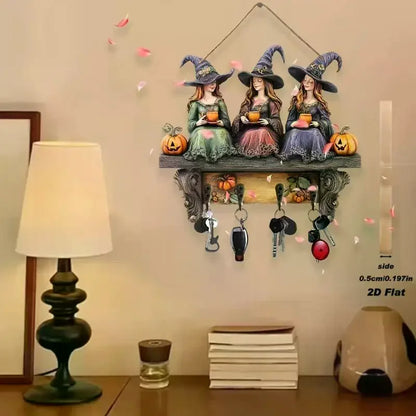 2025 New Exquisite Halloween Wooden Christmas Decor Home Ornaments Holiday Gift Set For Indoor Outdoor Festive Decorations