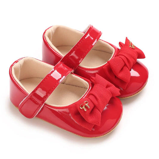 Baby girl princess shoes birthday shoes 0-18 months baby walking shoes bow fashion sweet