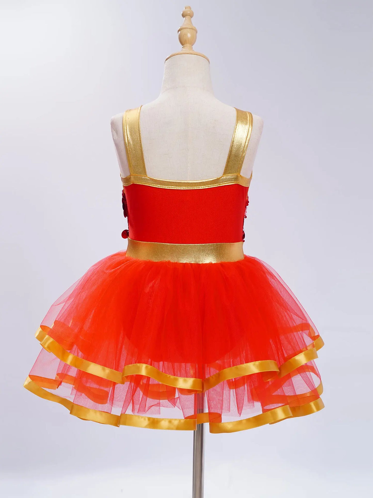 Summer Girls Clothes Sequins Tutu Dress for Dancing Birthday Party Ball Gown Festival Ballet Jazz Dance Costume Holiday Dresses