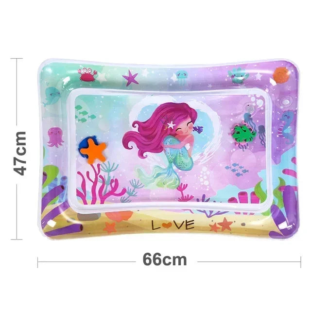 Baby Water Play Mat PVC Inflatable Cushion Infant Tummy Time Summer Toddler Water Pad Kids Early Education Developing Toys Gift
