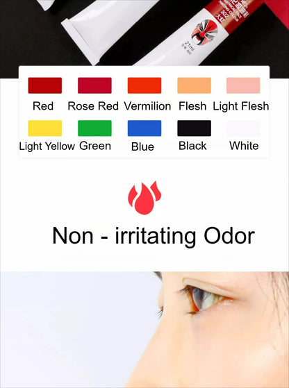 Marie's Opera Drama Oil Paint Facial Makeup Cosmetic Materials Waterproof Suitable for Dance Party Makeup Body Painting