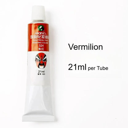 Marie's Opera Drama Oil Paint Facial Makeup Cosmetic Materials Waterproof Suitable for Dance Party Makeup Body Painting