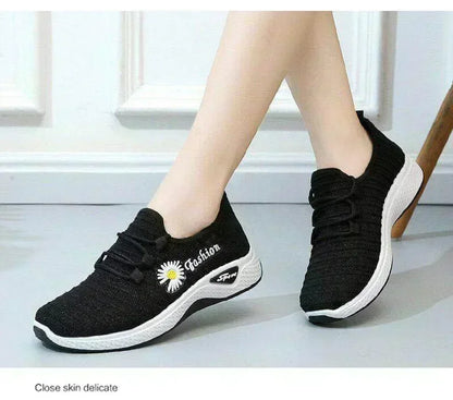 2025...Fashionable Women's Sports Shoes with Soft,/ Breathable Mesh Soles and Lightweight, Trendy Coconut Shoes