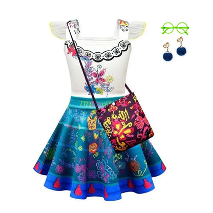Summer Dress For Girls Mirabel Isabela Casual Dress Kids Clothes Princess Costume Vestidos