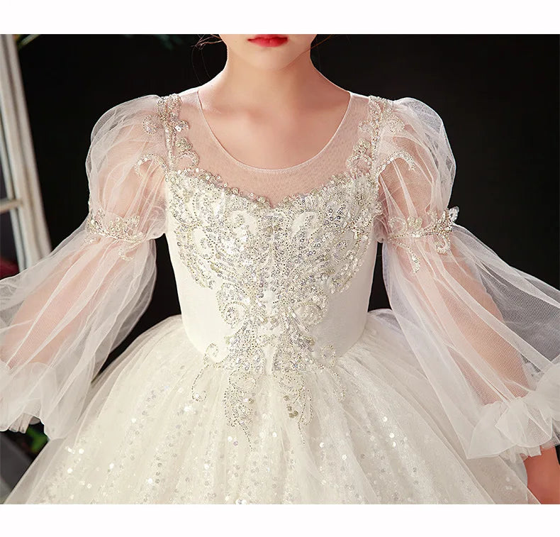 Elegant Dresses for Girls Parties Girls' Concert Dress Kid Girl Dress Short Dresses on Offer Liquidation Girl Party Children