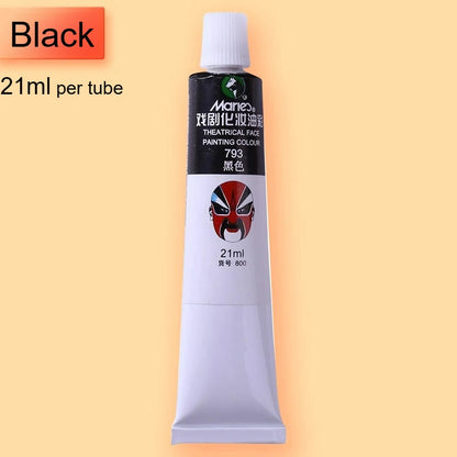 Marie's Opera Drama Oil Paint Facial Makeup Cosmetic Materials Waterproof Suitable for Dance Party Makeup Body Painting