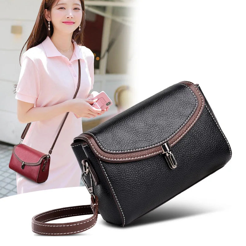 Women's bag 2025 new fashion versatile temperament simple small square bag ins women's bag single shoulder crossbody bag