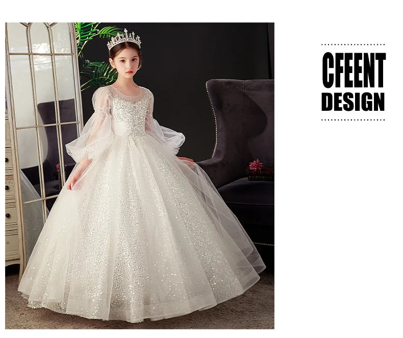 Elegant Dresses for Girls Parties Girls' Concert Dress Kid Girl Dress Short Dresses on Offer Liquidation Girl Party Children