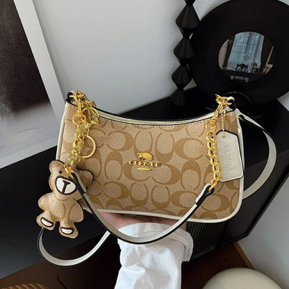 High-end style handbag for women, 2025 new model, unique and fashionable, trendy, retro, simple and elegant small square bag, cr