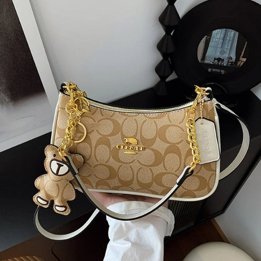 High-end style handbag for women, 2025 new model, unique and fashionable, trendy, retro, simple and elegant small square bag, cr