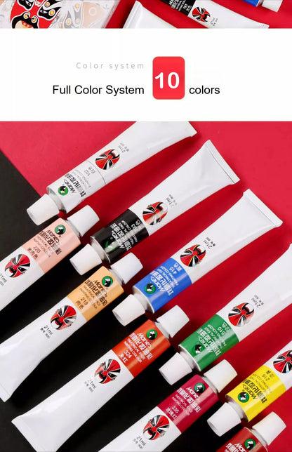 Marie's Opera Drama Oil Paint Facial Makeup Cosmetic Materials Waterproof Suitable for Dance Party Makeup Body Painting