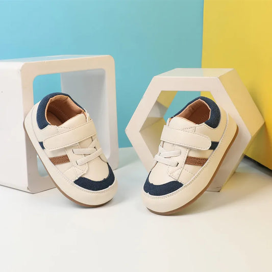0-5 Years New Baby Shoes For Boy Leather Toddler Barefoot Shoes Soft Sole Outdoor Kids Tennis Fashion Little Girls Sneakers
