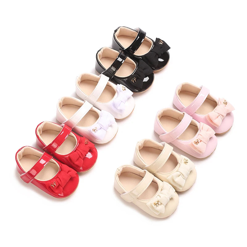 Baby girl princess shoes birthday shoes 0-18 months baby walking shoes bow fashion sweet