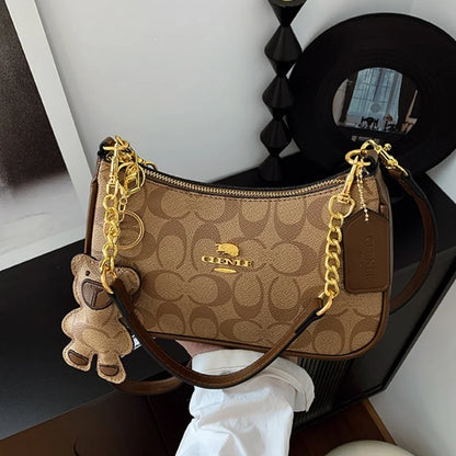 High-end style handbag for women, 2025 new model, unique and fashionable, trendy, retro, simple and elegant small square bag, cr