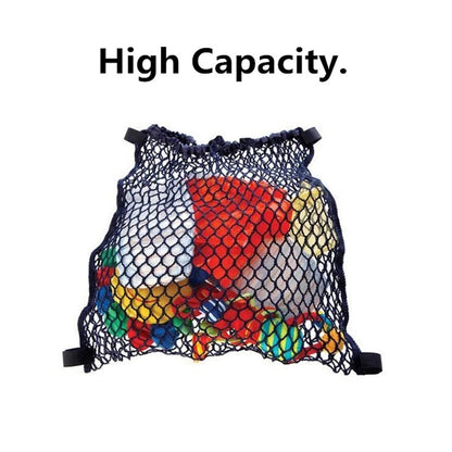 Handy Baby Stroller Trolley Mesh Net Bag Big Capacity Pocket Bottle Diaper Holder Storage Organizer Carrier