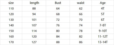 Girl's Dress Long dresses for girls aged 4-12 baby birthday dress Girls' beauty pageant dress Elegant wedding flower girl dress