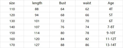 Girl's Dress Long dresses for girls aged 4-12 baby birthday dress Girls' beauty pageant dress Elegant wedding flower girl dress