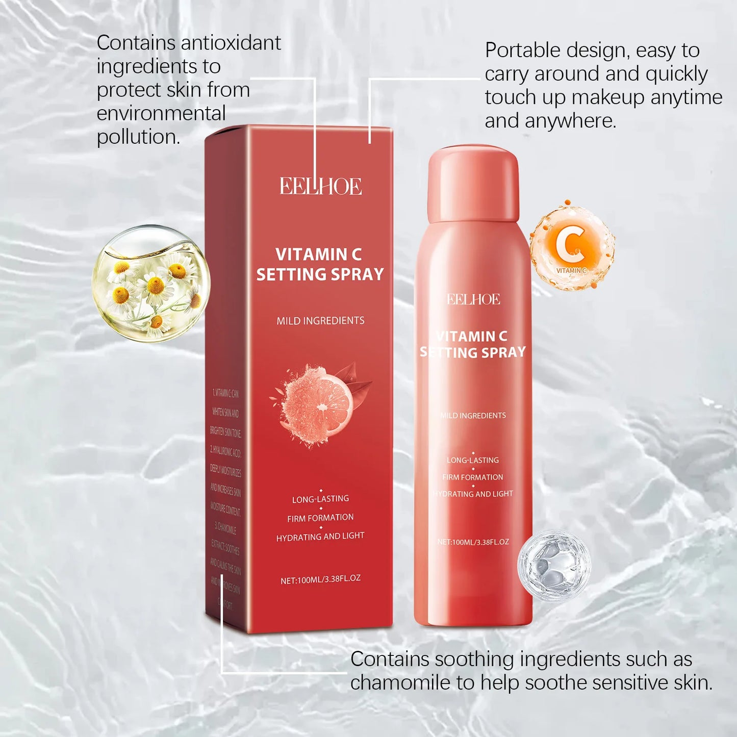 Makeup Setting Spray Matte Finish Waterproof Long Lasting Oil Controling Sweatproof Refreshing for All Skin Make up Spray Fixer