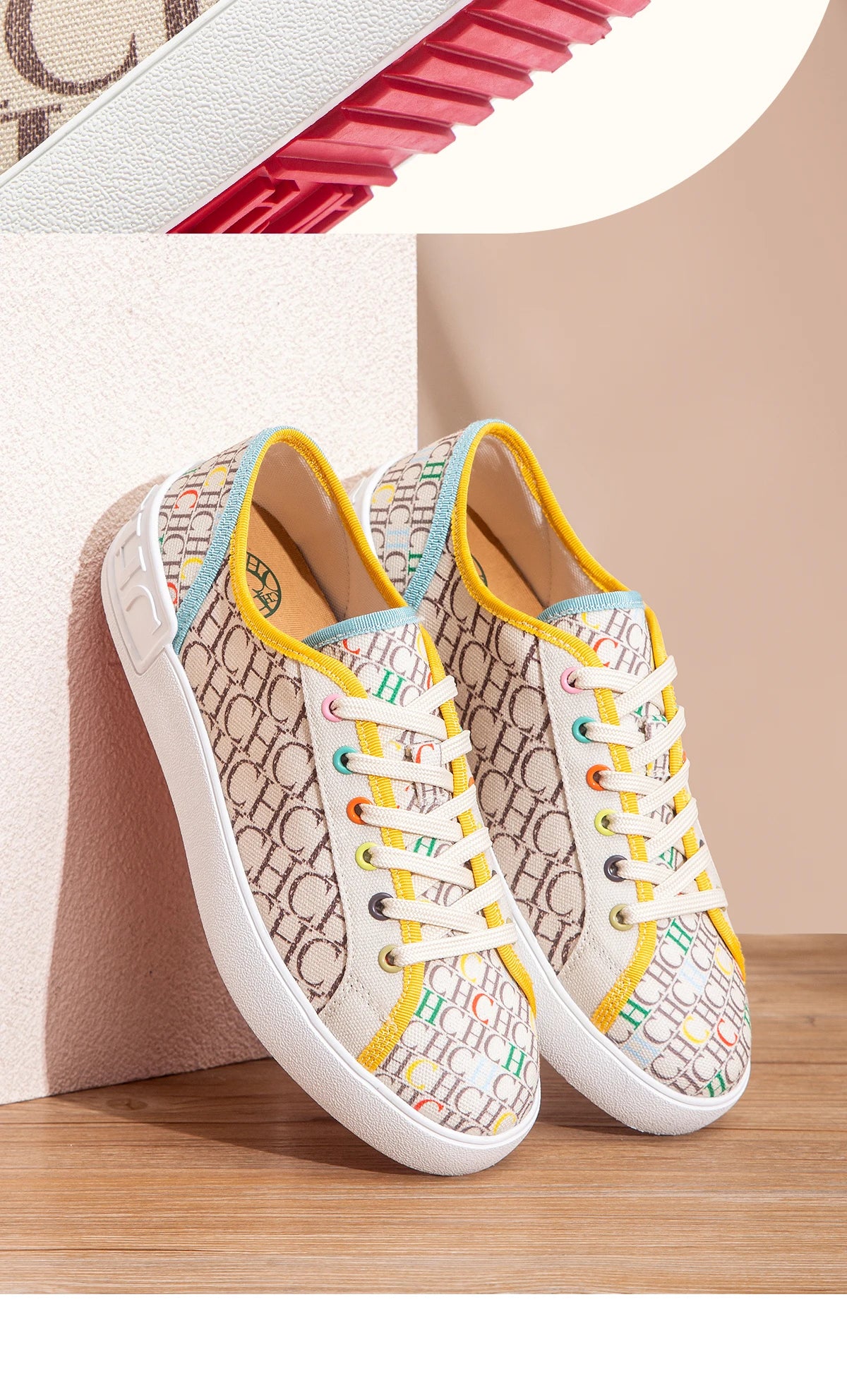 Women's Walking Shoes 2026 Spring New Collection Women's Simple Lace up Outdoor Shoes