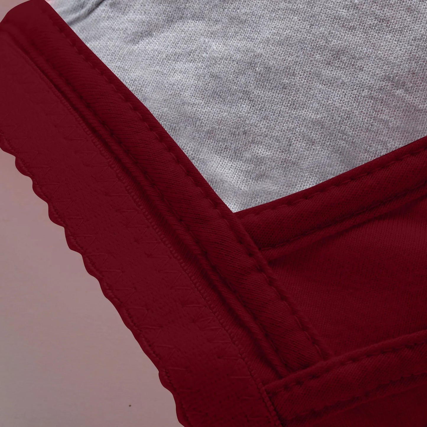 Women'S Underwear Without Steel Ring Bra Front Buckle Lace Border Printed Vest Bra Comfortable Soft Middle-Aged Elderly