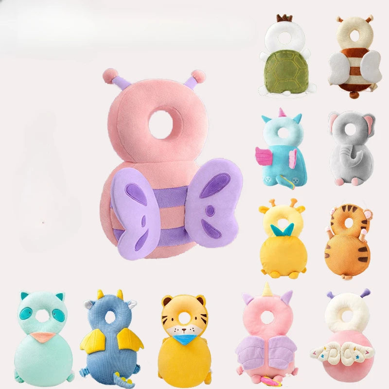 Toddler Safety Backpack Head Protector Baby Walking Crash Cushion Anti-Fall Pillow Learning To Walk Infant Fall Protection Gear